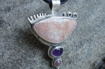 Talizmany Vanyarów – Celebrin – srebrny wisior z kamieniem księżycowym